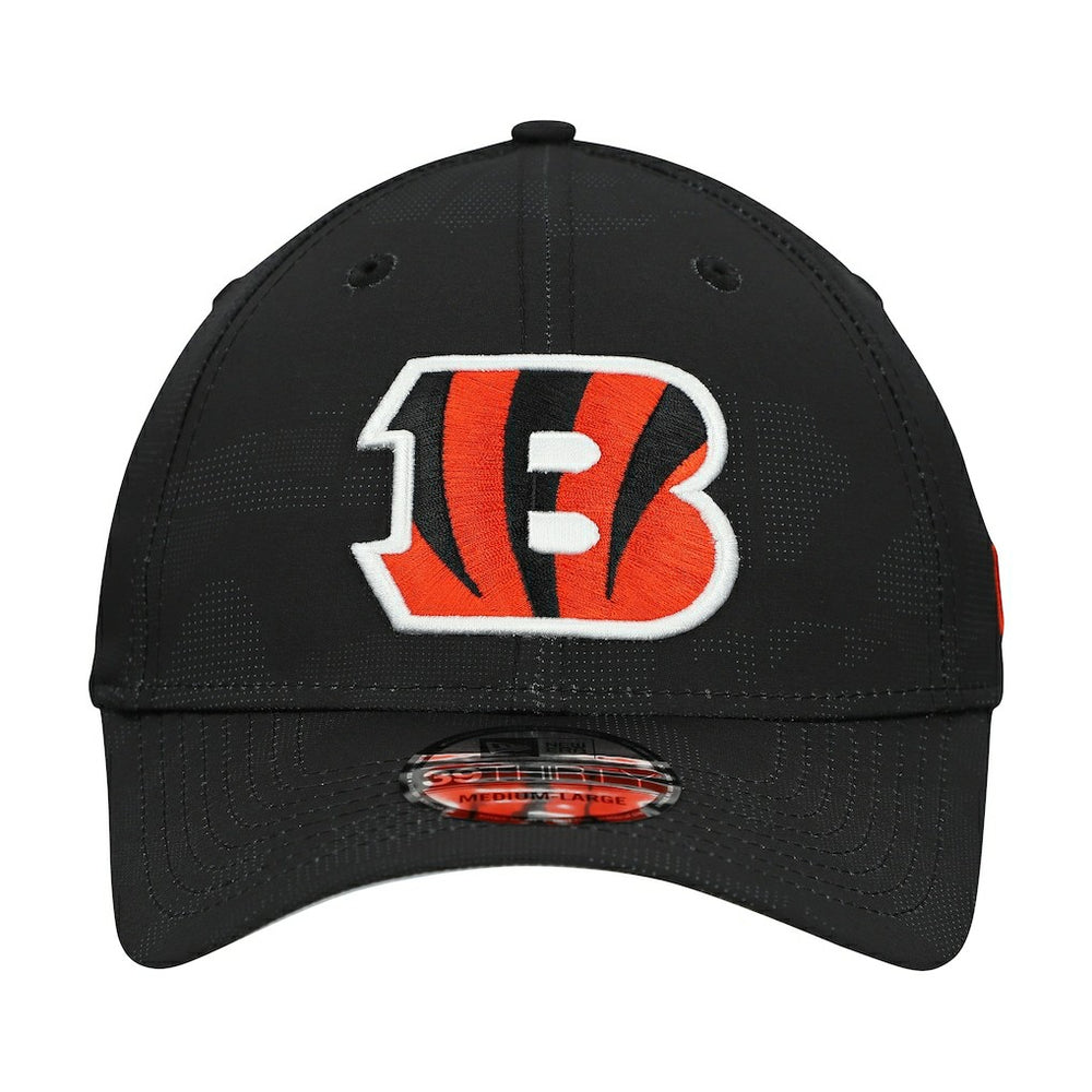 Cincinnati Bengals New Era Tonal Camo 39THIRTY Stretch Fit Hat - Black - NFL