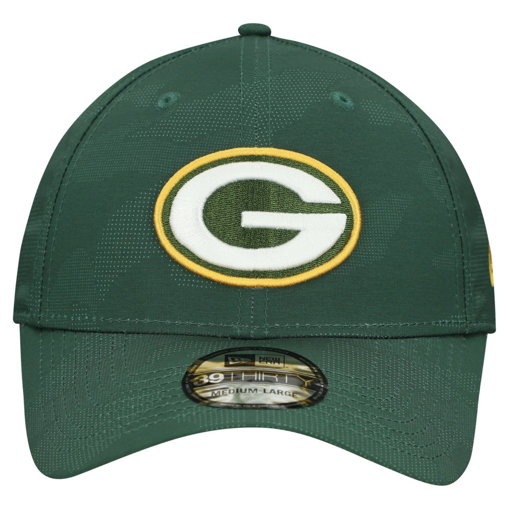 Green Bay Packers New Era Tonal Camo 39THIRTY Stretch Fit Hat - Green - NFL