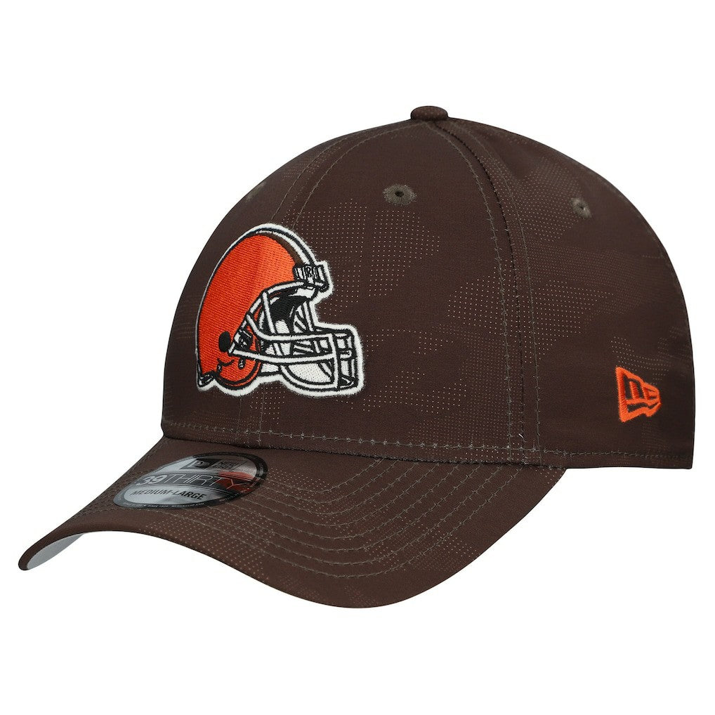 Cleveland Browns New Era Tonal Camo 39THIRTY Stretch Fit Hat - Brown - NFL
