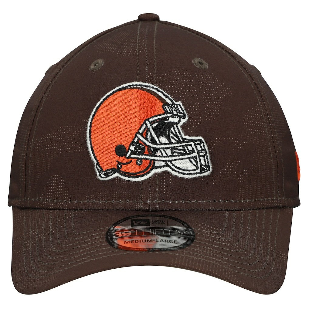 Cleveland Browns New Era Tonal Camo 39THIRTY Stretch Fit Hat - Brown - NFL
