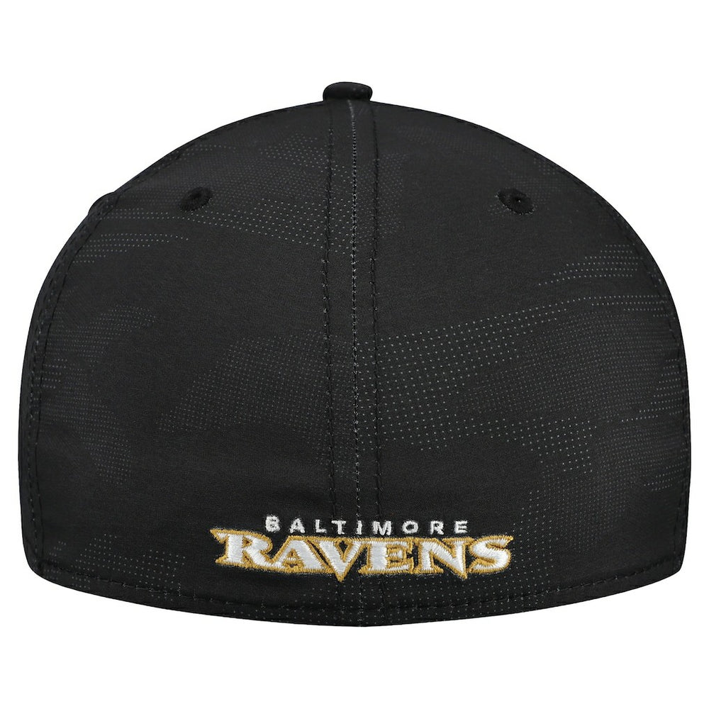Baltimore Ravens New Era Tonal Camo 39THIRTY Stretch Fit Hat - Black - NFL