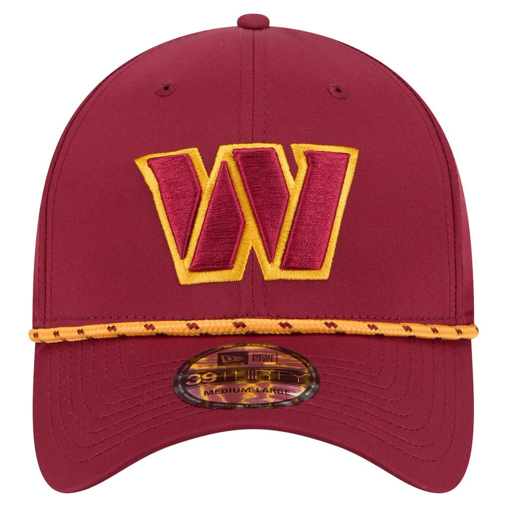 Washington Commanders New Era Perforated 39THIRTY Flex Hat - Burgundy - NFL