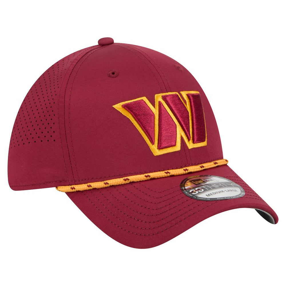 Washington Commanders New Era Perforated 39THIRTY Flex Hat - Burgundy - NFL