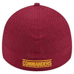 Washington Commanders New Era Perforated 39THIRTY Flex Hat - Burgundy - NFL