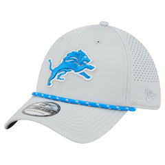 Detroit Lions New Era Perforated 39THIRTY Flex Hat - Blue - NFL