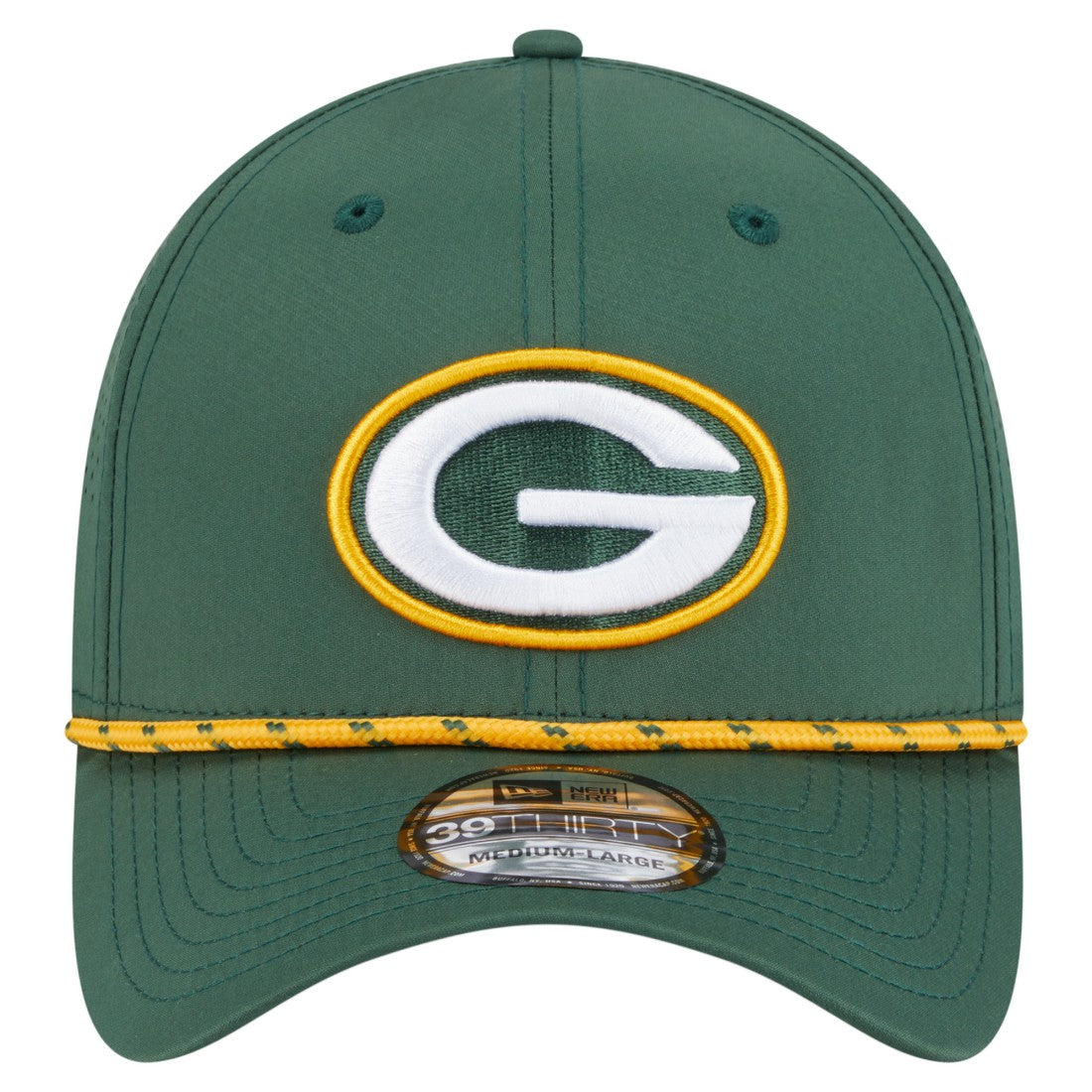 Green Bay Packers New Era Perforated 39THIRTY Flex Hat - Green - NFL