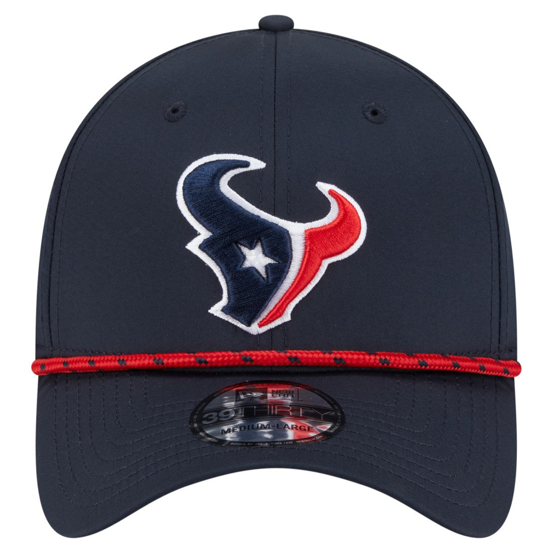 Houston Texans New Era Perforated 39THIRTY Flex Hat - Navy - NFL