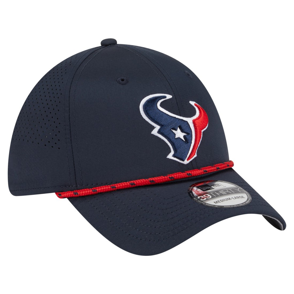 Houston Texans New Era Perforated 39THIRTY Flex Hat - Navy - NFL