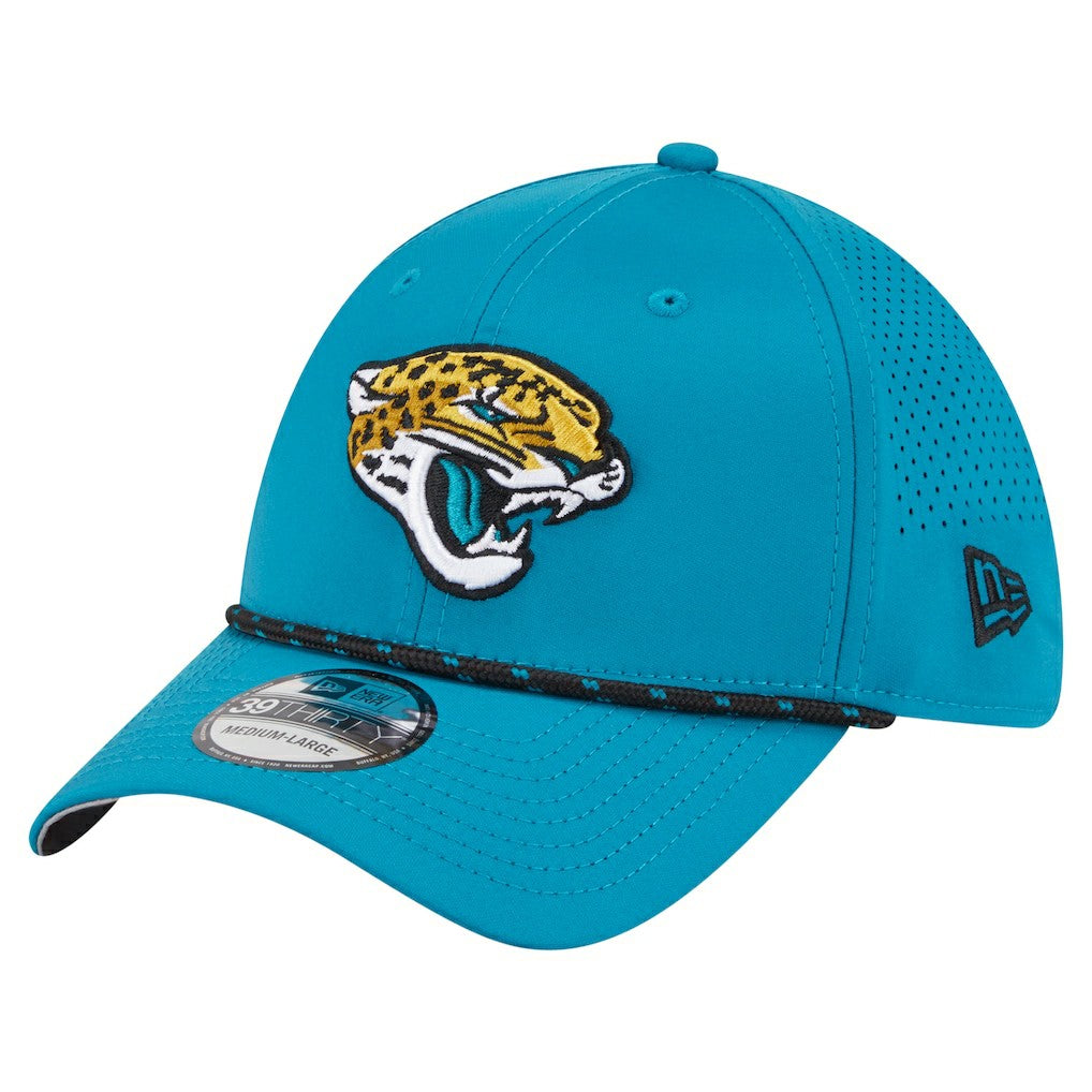 Jacksonville Jaguars New Era Perforated 39THIRTY Flex Hat - Teal - NFL