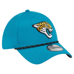 Jacksonville Jaguars New Era Perforated 39THIRTY Flex Hat - Teal - NFL