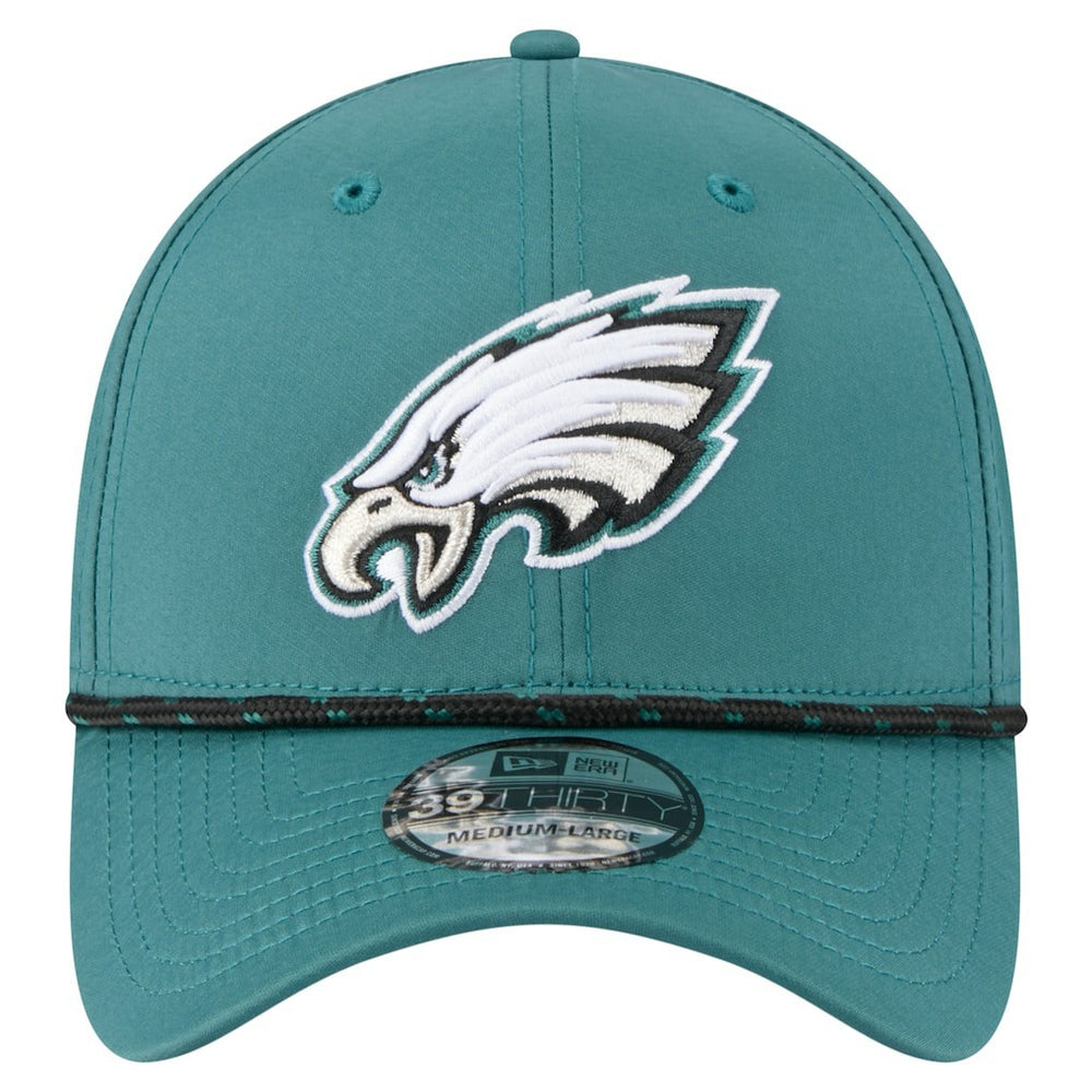Philadelphia Eagles New Era Perforated 39THIRTY Flex Hat - Midnight Green - NFL