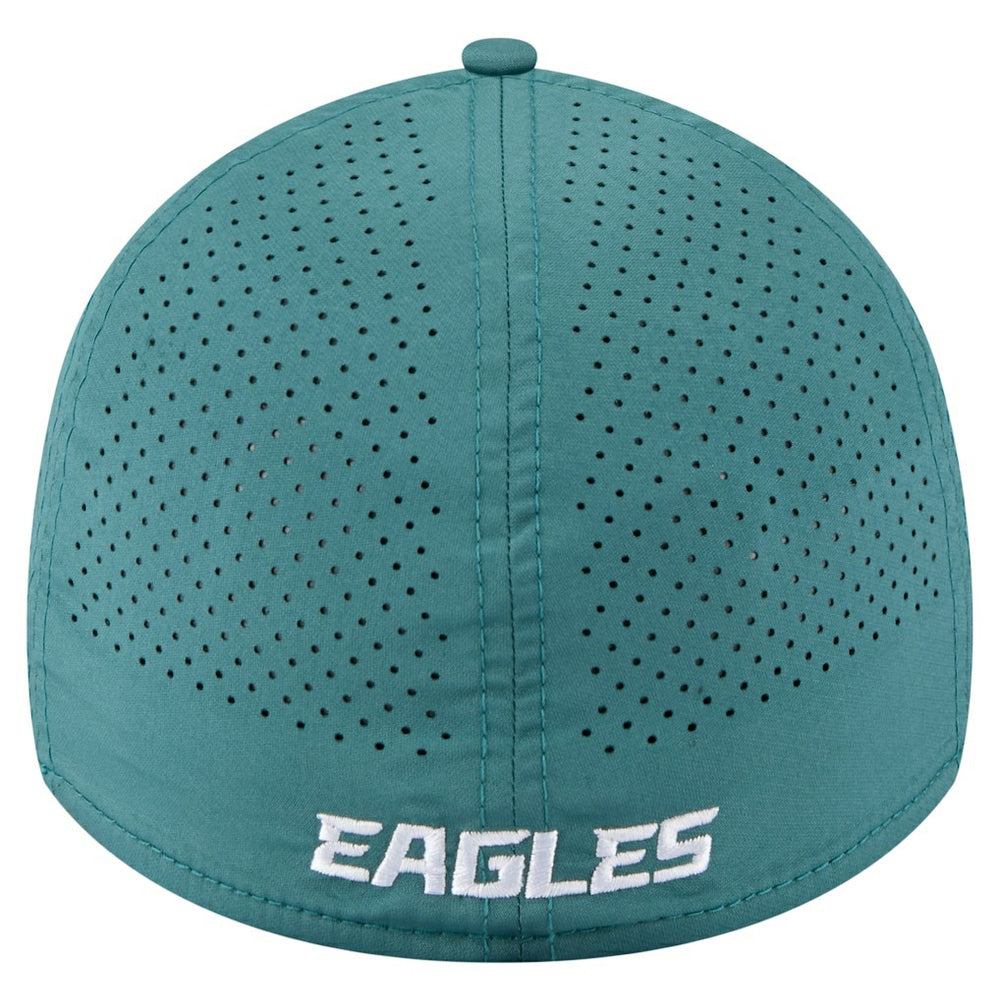 Philadelphia Eagles New Era Perforated 39THIRTY Flex Hat - Midnight Green - NFL