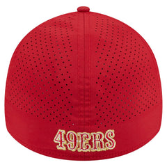 San Francisco 49ers New Era Perforated 39THIRTY Flex Hat - Scarlet - NFL