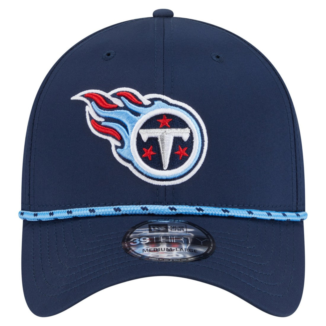Tennessee Titans New Era Perforated 39THIRTY Flex Hat - Navy - NFL