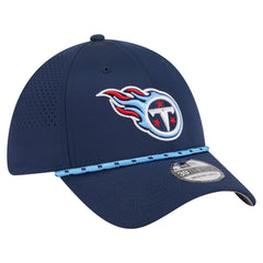 Tennessee Titans New Era Perforated 39THIRTY Flex Hat - Navy - NFL