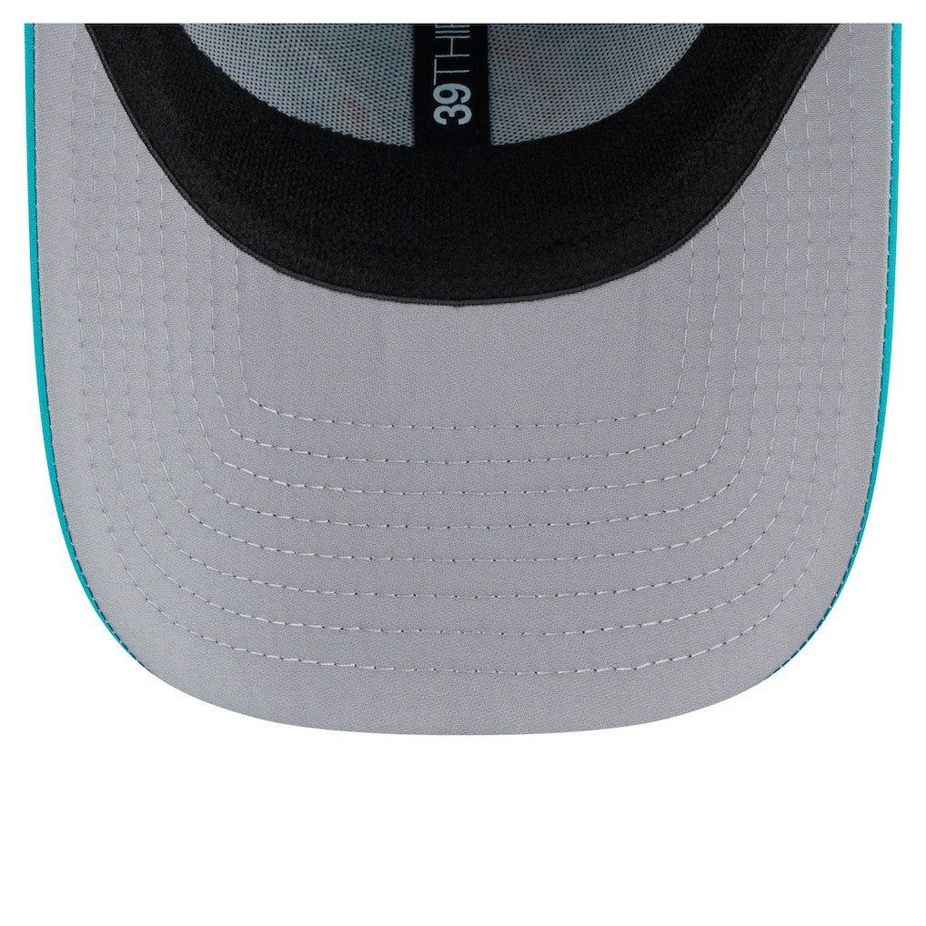 Miami Dolphins New Era Perforated 39THIRTY Flex Hat - Aqua - NFL