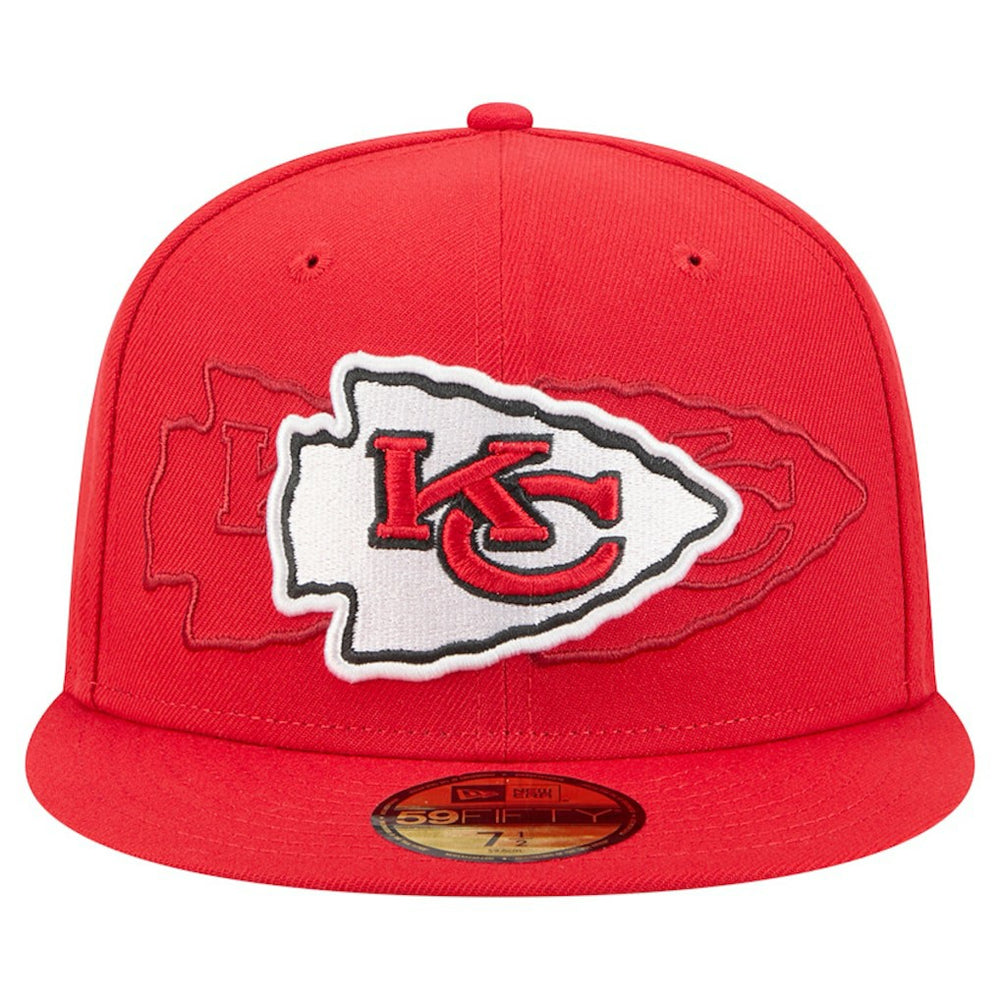 Kansas City Chiefs New Era Tri-Hit 59FIFTY Fitted Hat - Red - NFL
