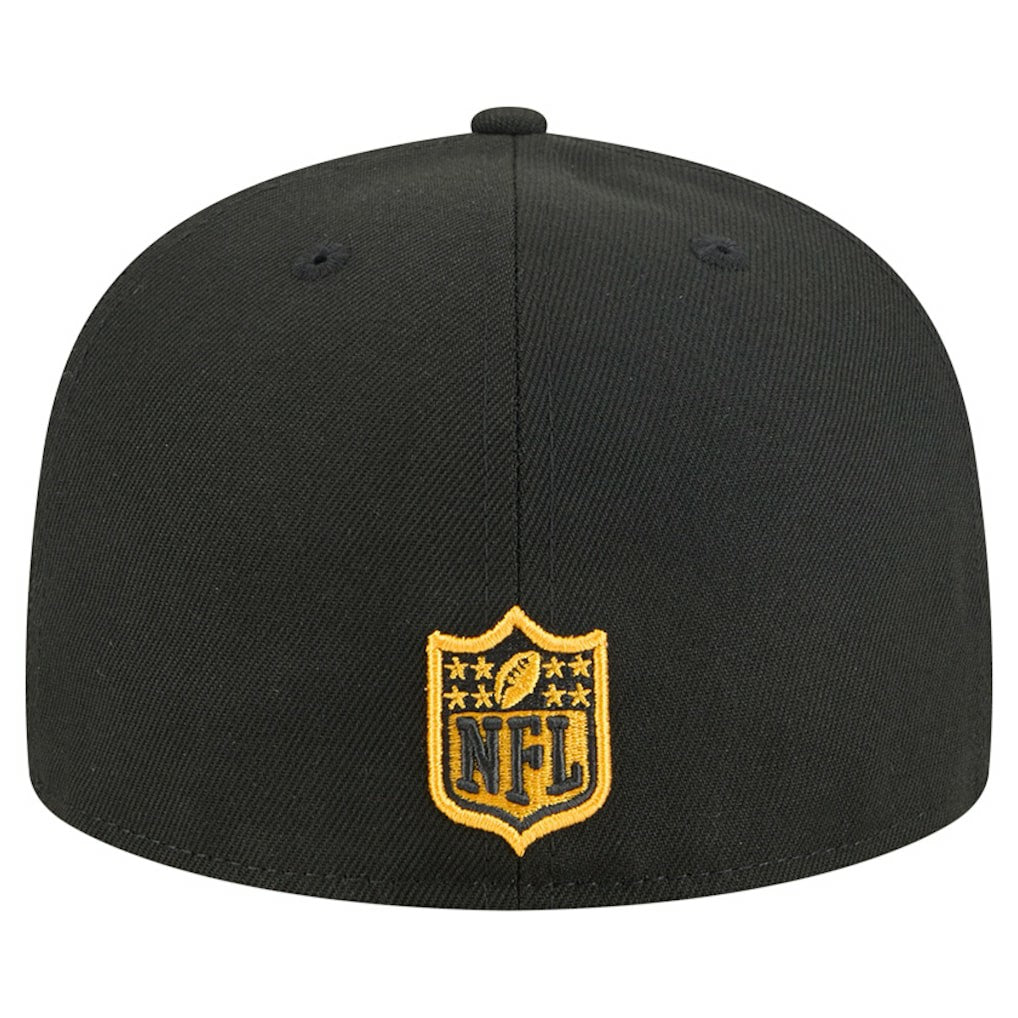 Pittsburgh Steelers New Era Tri-Hit 59FIFTY Fitted Hat - Black - NFL