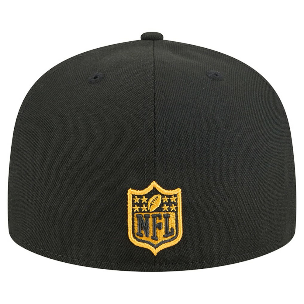 Pittsburgh Steelers New Era Tri-Hit 59FIFTY Fitted Hat - Black - NFL