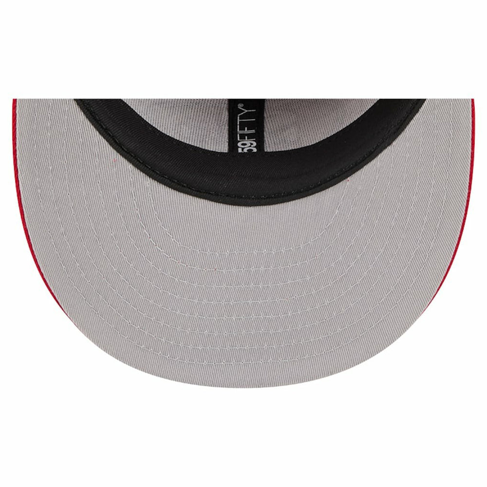 San Francisco 49ers New Era Tri-Hit 59FIFTY Fitted Hat - Scarlet - NFL
