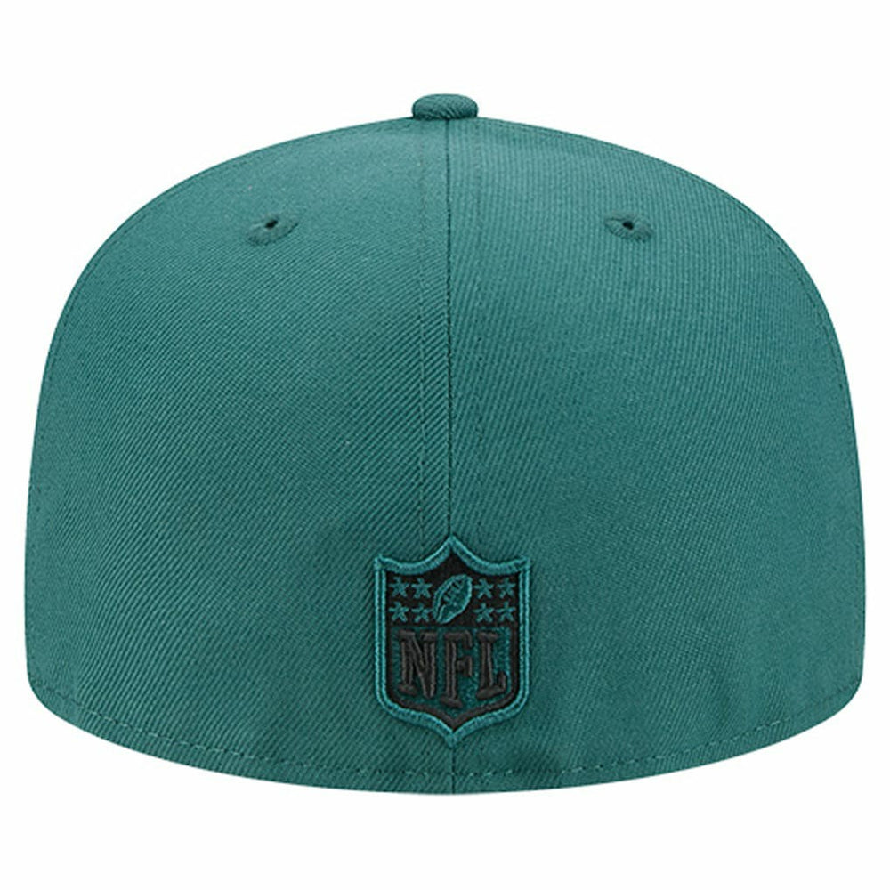 Philadelphia Eagles New Era Tri-Hit 59FIFTY Fitted Hat - Midnight Green - NFL