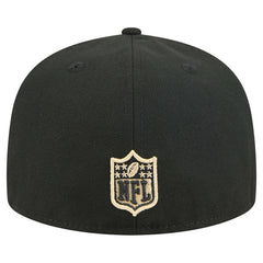 New Orleans Saints New Era Tri-Hit 59FIFTY Fitted Hat - Black - NFL