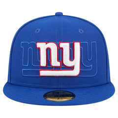 New York Giants New Era Tri-Hit 59FIFTY Fitted Hat - Royal - NFL