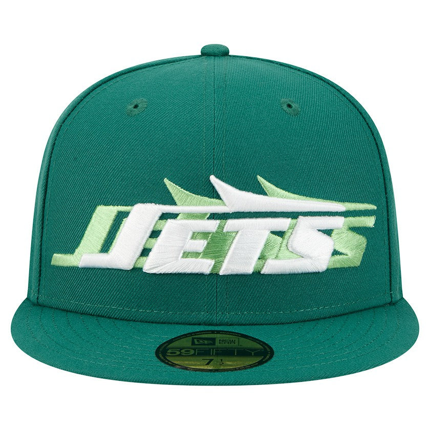 New York Jets New Era Tri-Hit 59FIFTY Fitted Hat - Green - NFL