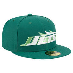 New York Jets New Era Tri-Hit 59FIFTY Fitted Hat - Green - NFL