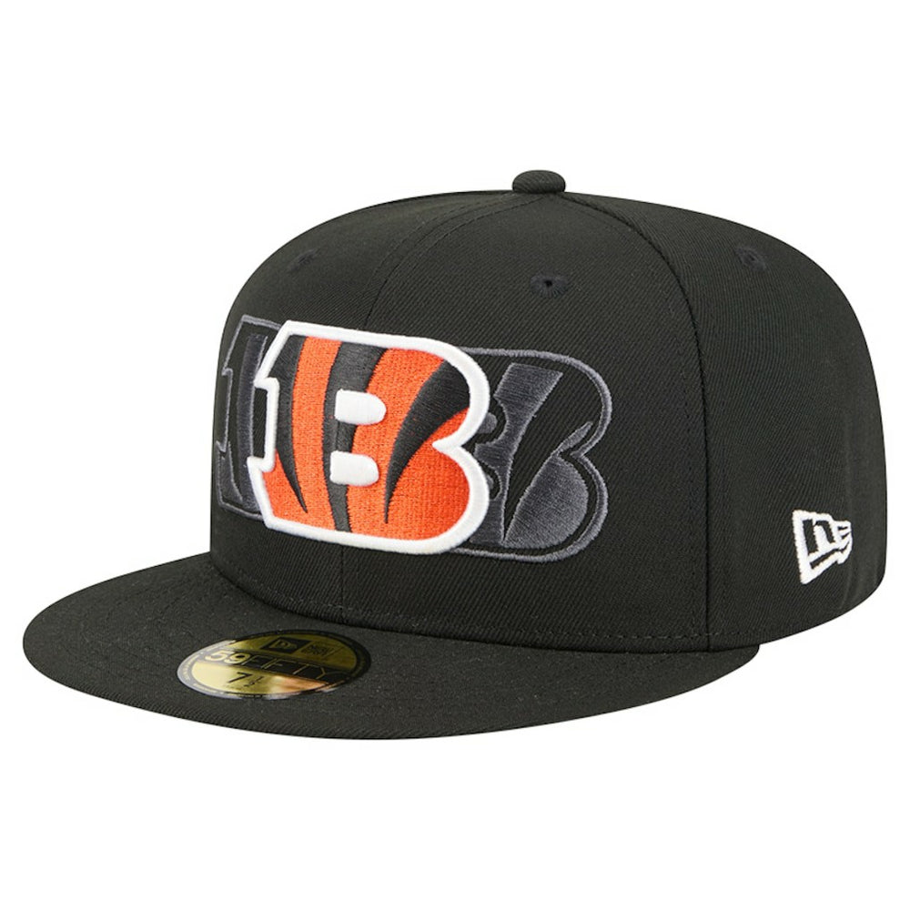 Cincinnati Bengals New Era Tri-Hit 59FIFTY Fitted Hat - Black - NFL