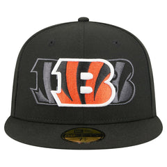 Cincinnati Bengals New Era Tri-Hit 59FIFTY Fitted Hat - Black - NFL