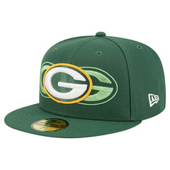 Green Bay Packers New Era Tri-Hit 59FIFTY Fitted Hat - Green - NFL
