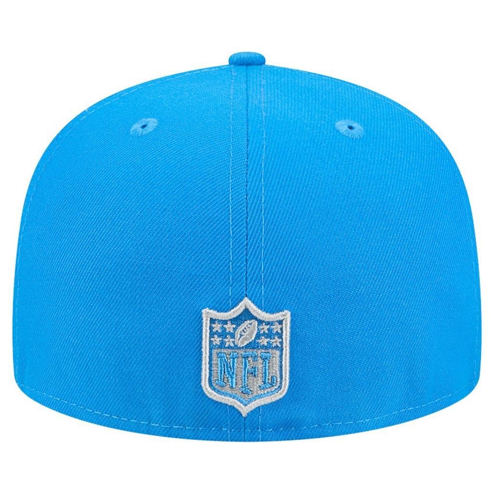 Detroit Lions New Era Tri-Hit 59FIFTY Fitted Hat - Blue - NFL