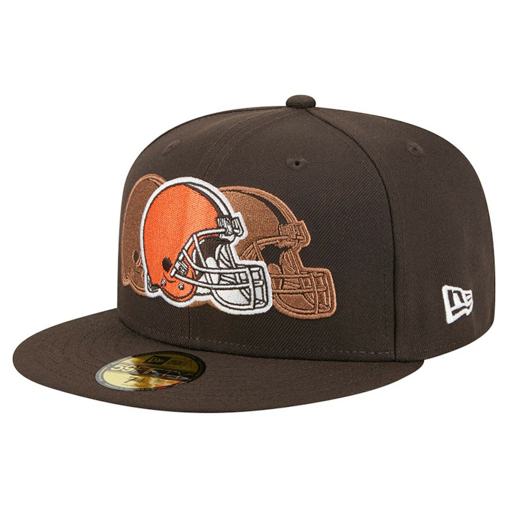 Cleveland Browns New Era Tri-Hit 59FIFTY Fitted Hat - Brown - NFL