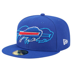Buffalo Bills New Era Tri-Hit 59FIFTY Fitted Hat - Royal - NFL