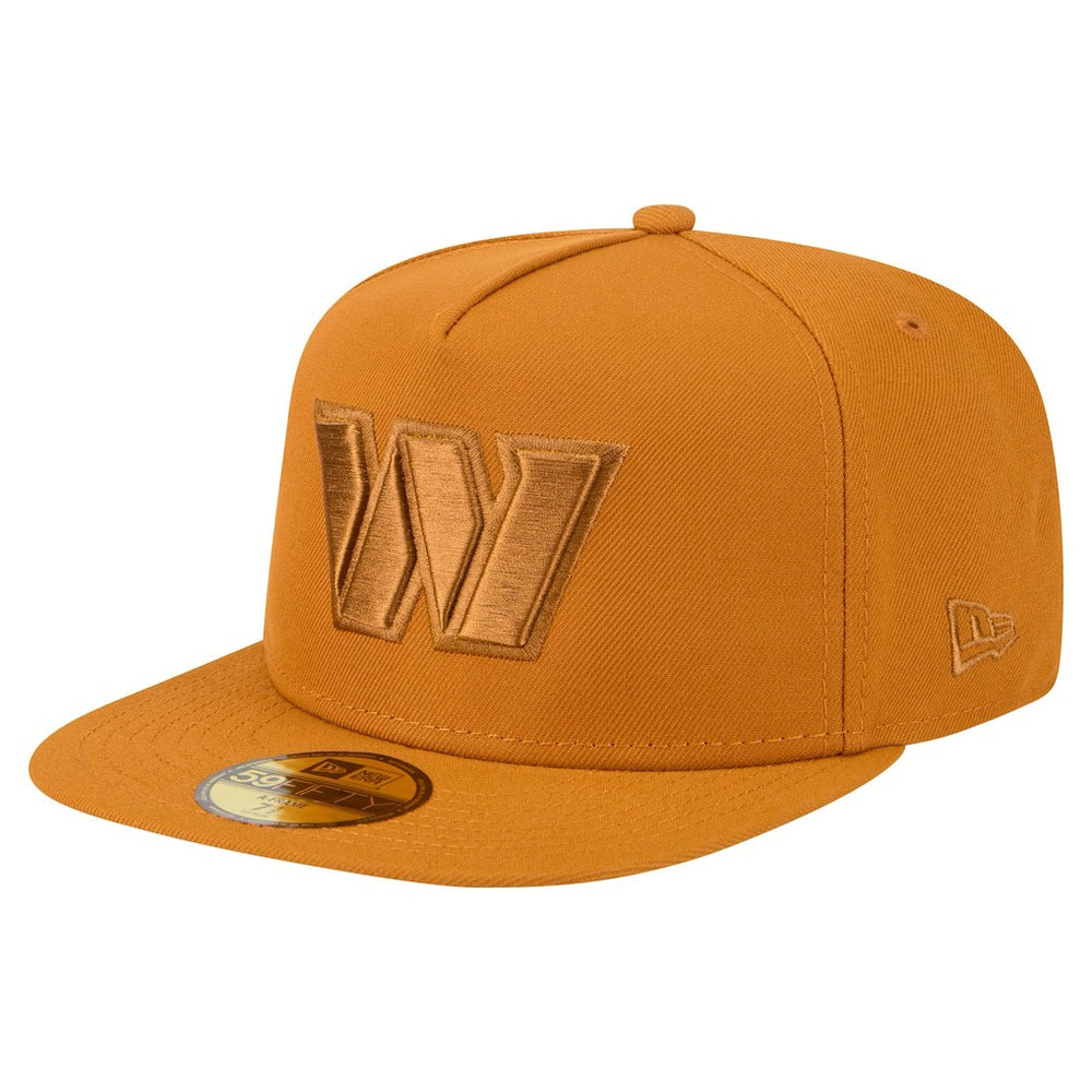 Washington Commanders New Era Color Pack A-Frame 59FIFTY Fitted Hat - Brown - NFL