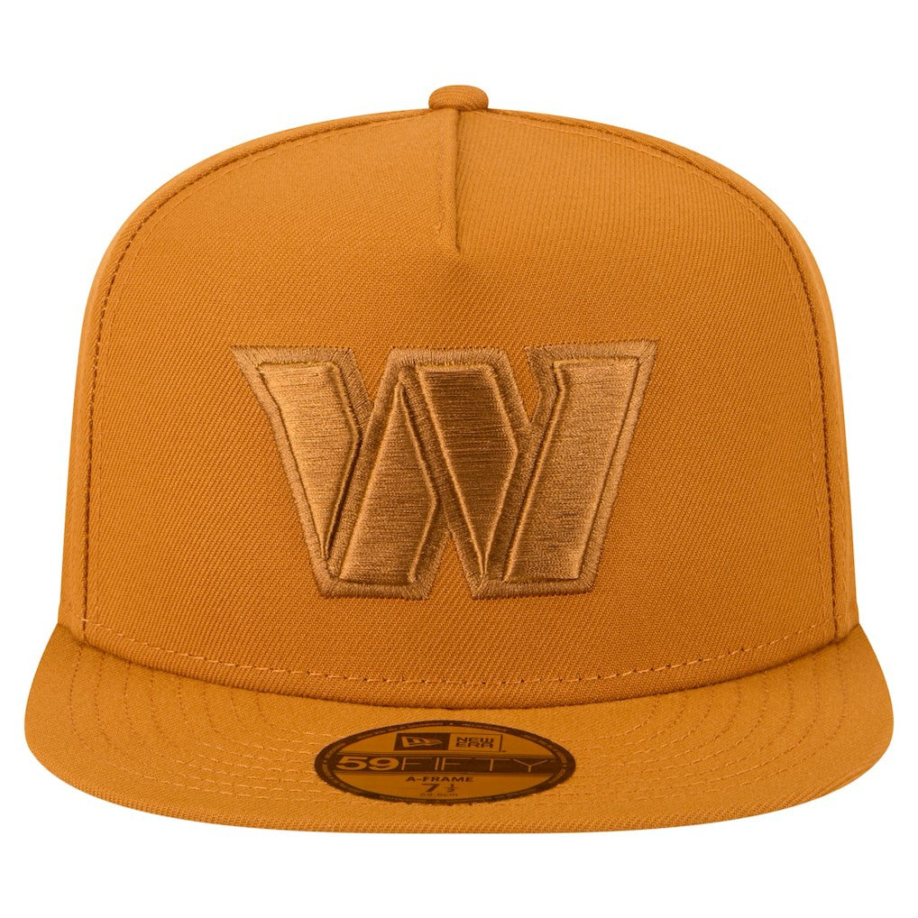 Washington Commanders New Era Color Pack A-Frame 59FIFTY Fitted Hat - Brown - NFL