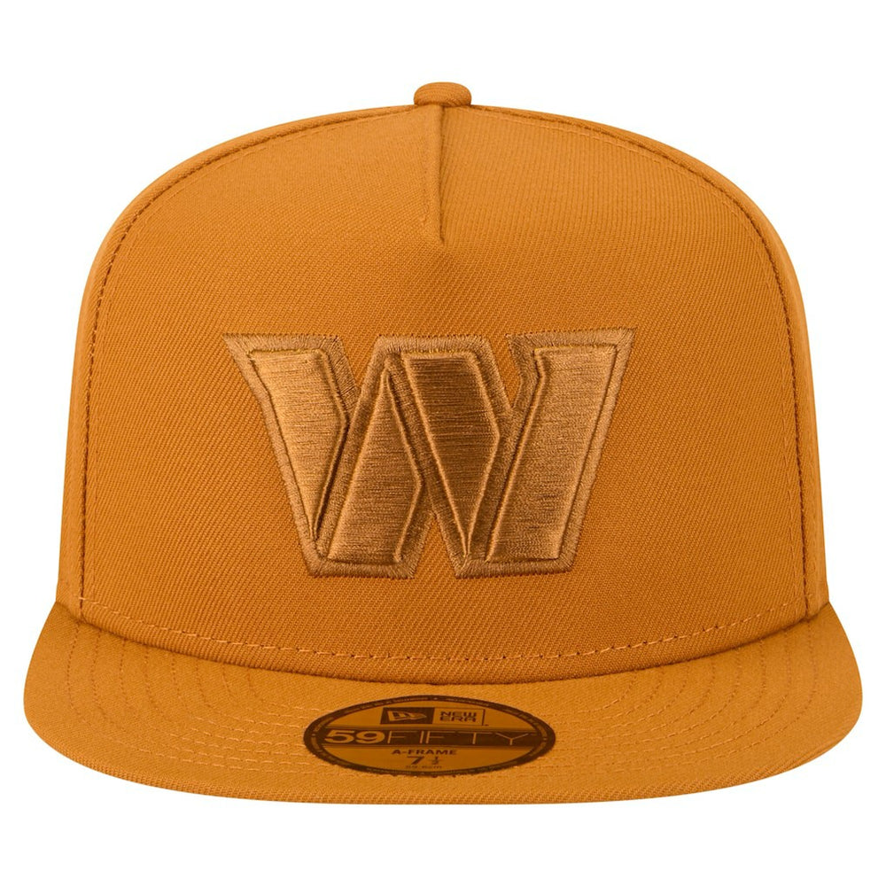 Washington Commanders New Era Color Pack A-Frame 59FIFTY Fitted Hat - Brown - NFL