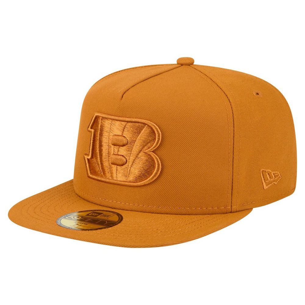 Cincinnati Bengals New Era Color Pack A-Frame 59FIFTY Fitted Hat - Brown - NFL