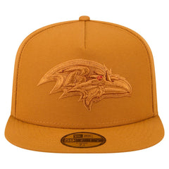Baltimore Ravens New Era Color Pack A-Frame 59FIFTY Fitted Hat - Brown - NFL