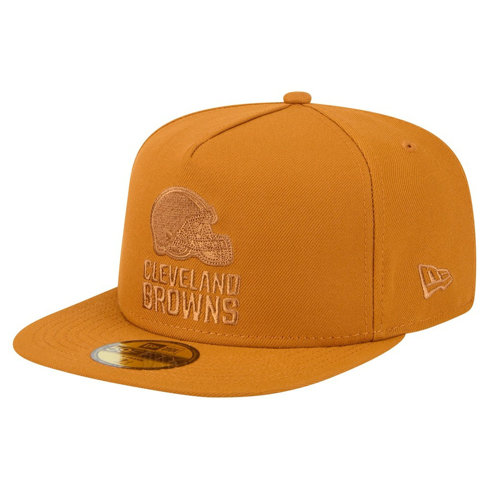 Cleveland Browns New Era Color Pack A-Frame 59FIFTY Fitted Hat - Brown - NFL
