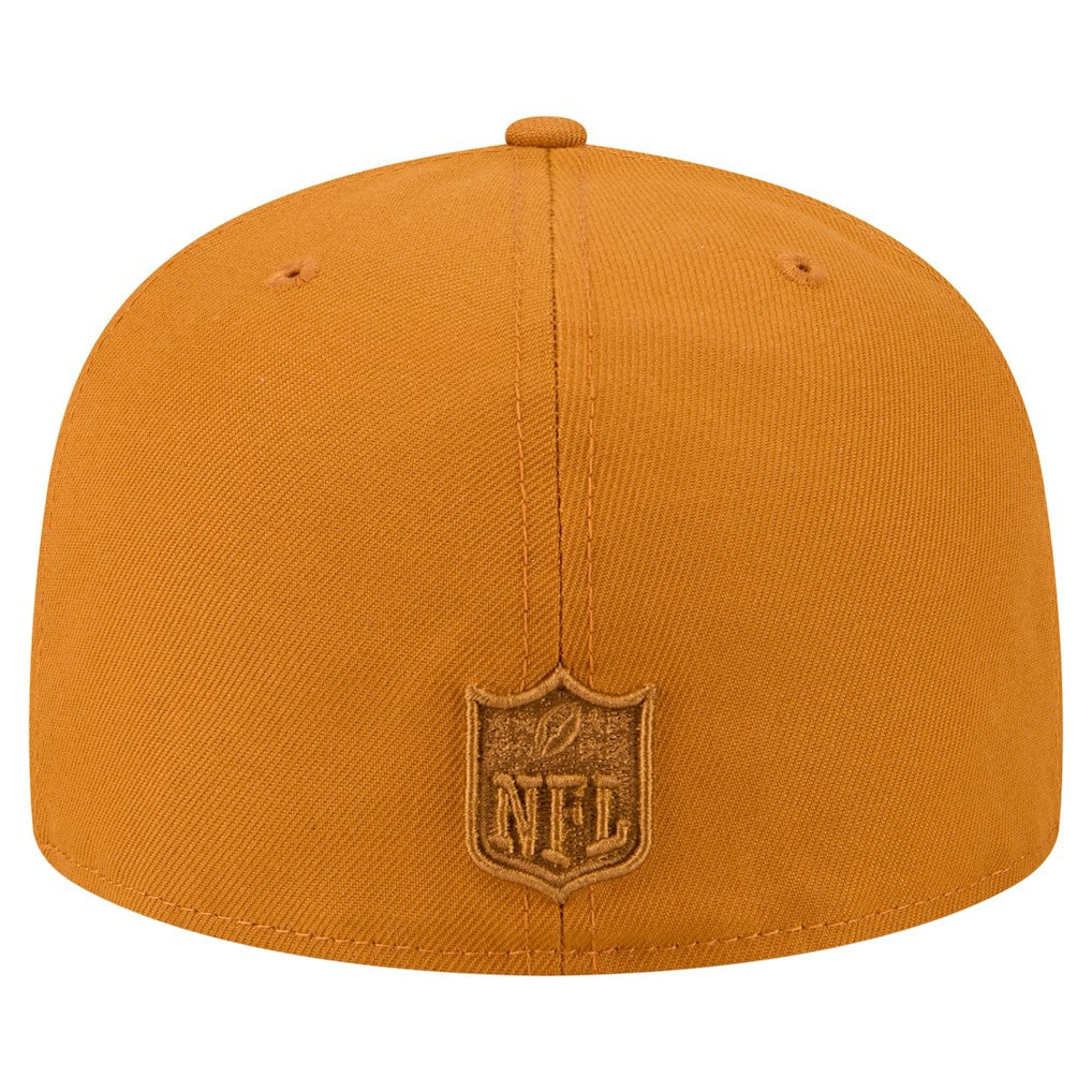 Miami Dolphins New Era Color Pack A-Frame 59FIFTY Fitted Hat - Brown - NFL