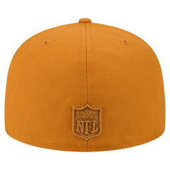 Miami Dolphins New Era Color Pack A-Frame 59FIFTY Fitted Hat - Brown - NFL