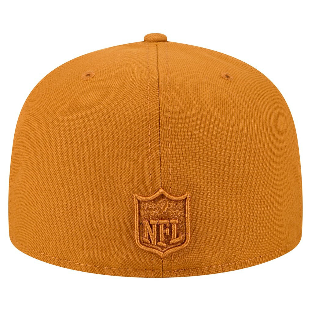 Detroit Lions New Era Color Pack A-Frame 59FIFTY Fitted Hat - Brown - NFL