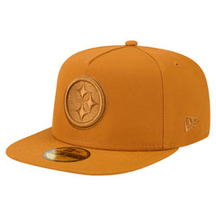 Pittsburgh Steelers New Era Color Pack A-Frame 59FIFTY Fitted Hat - Brown - NFL