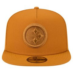 Pittsburgh Steelers New Era Color Pack A-Frame 59FIFTY Fitted Hat - Brown - NFL