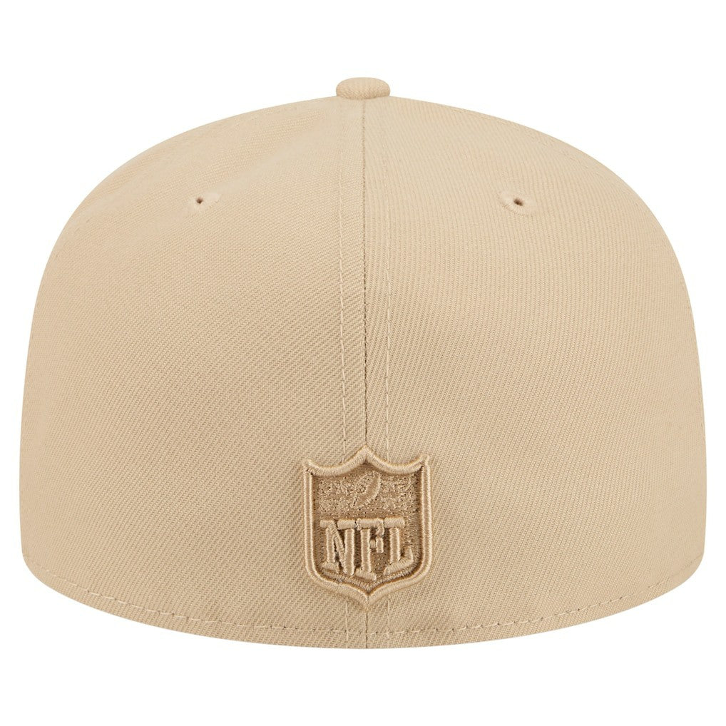 Detroit Lions New Era Color Pack A-Frame 59FIFTY Fitted Hat - Light Beige - NFL