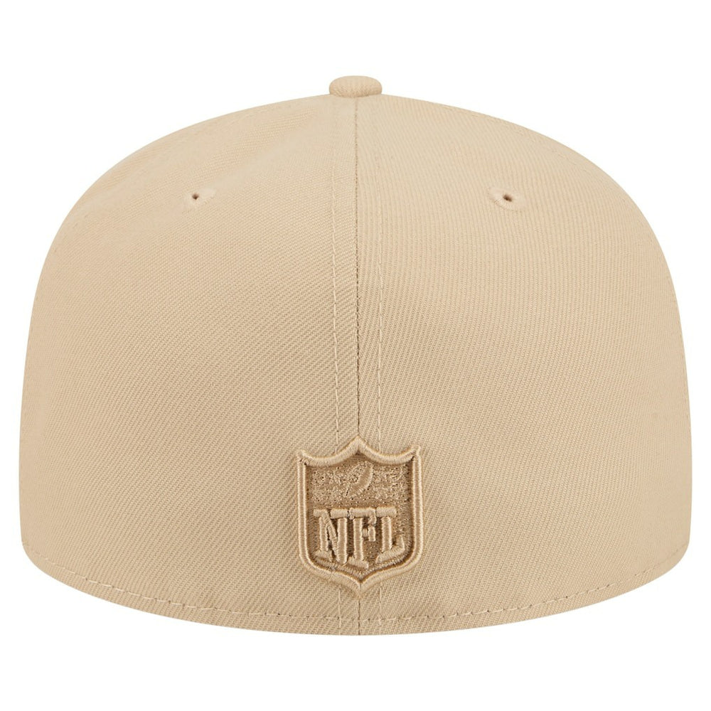 Detroit Lions New Era Color Pack A-Frame 59FIFTY Fitted Hat - Light Beige - NFL
