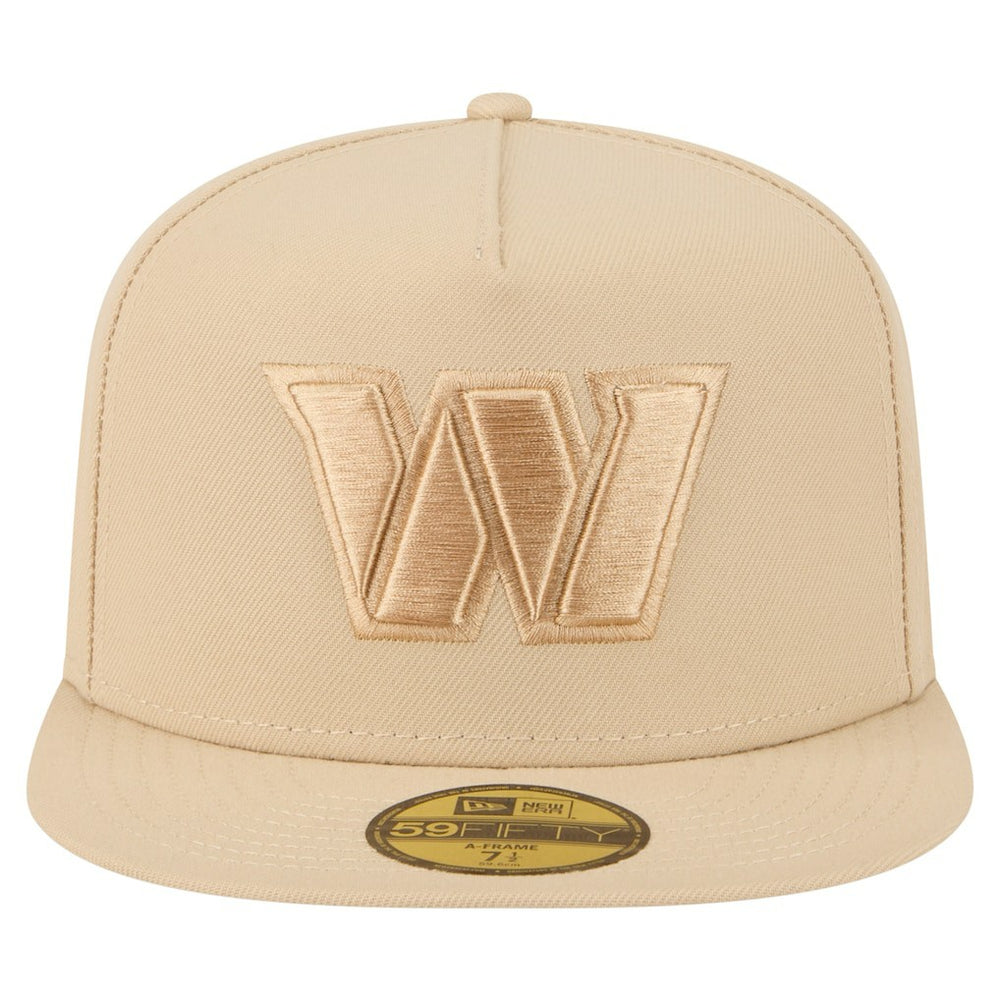 Washington Commanders New Era Color Pack A-Frame 59FIFTY Fitted Hat - Light Beige - NFL