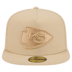 Kansas City Chiefs New Era Color Pack A-Frame 59FIFTY Fitted Hat - Light Beige - NFL